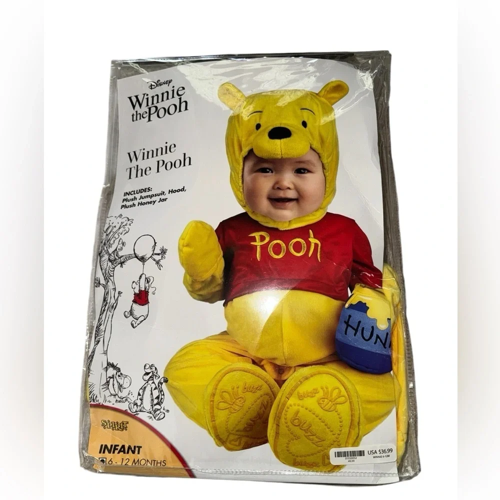 Disney Winnie the Pooh Infant Halloween Costume 6–12 Months Plush NWT